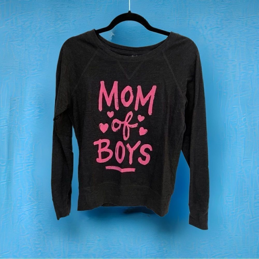Sweatshirt with Mom of Boys! Small
